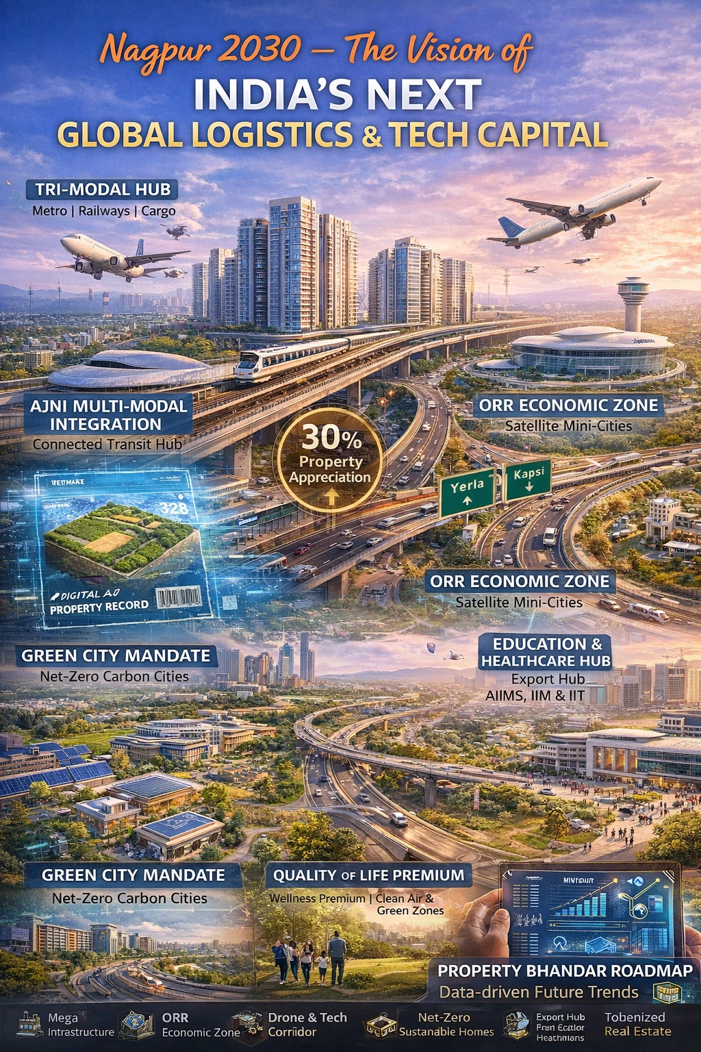 Nagpur 2030 Vision Global Logistics and Tech Capital